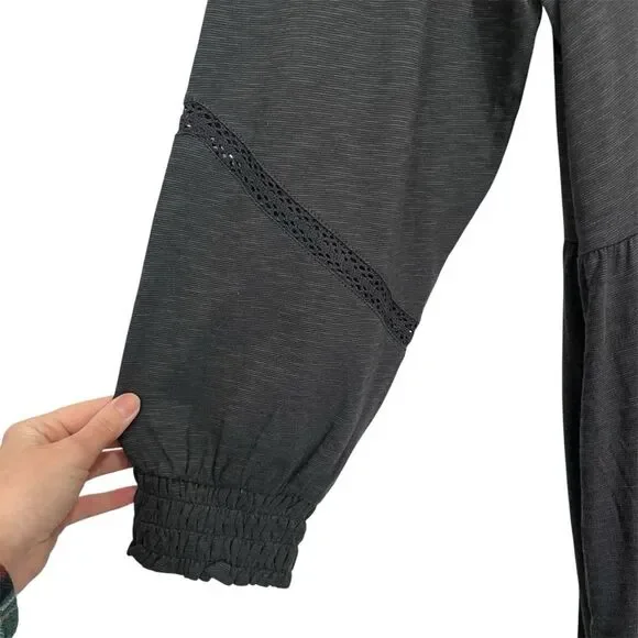 Canyon Retreat Regular Easy Midi Boot Dress Denim & Co Gray 2X - Picture 5 of 9